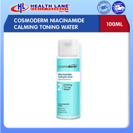 COSMODERM NIACINAMIDE CALMING TONING WATER 100ML